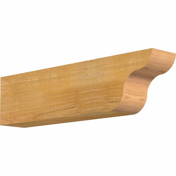 Ekena Millwork Carmel Rough Sawn Rafter Tail, Western Red Cedar, 4"W x 6"H x 24"L RFT04X06X24CAR00RWR - main
